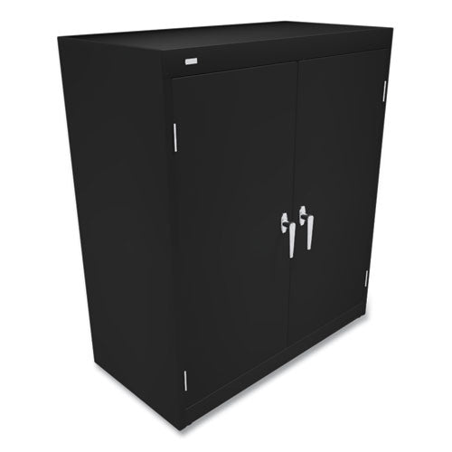 Image of HON® Assembled Storage Cabinet, 36w X 18d X 42h, Black