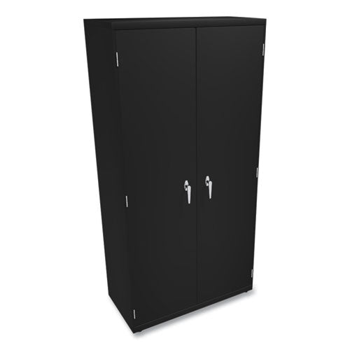 Image of HON® Assembled Storage Cabinet, 36w x 18.13d x 71.75h, Black