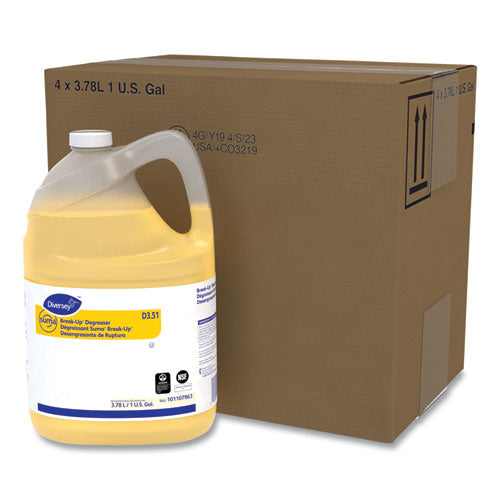 Image of Diversey Suma Break-Up Degreaser D3.51, Characteristic Scent, 1 gal Bottle, 4/Carton