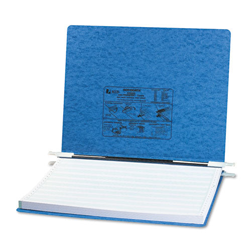 Image of ACCO Presstex Covers With Storage Hooks, 2 Posts, 6" Capacity, 14.88 X 11, Light Blue