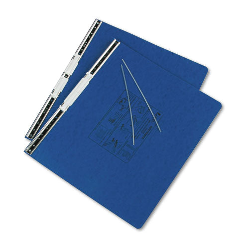 Image of ACCO Presstex Covers With Storage Hooks, 2 Posts, 6" Capacity, 14.88 X 11, Dark Blue
