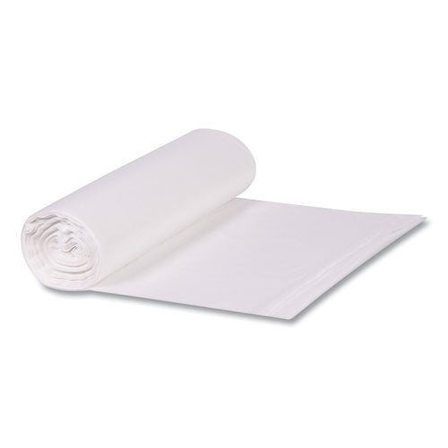 Image of Boardwalk® Low-Density Waste Can Liners, 23 gal, 0.9 mil, 28" x 45", Clear, Perforated Roll, 25 Bags/Roll, 8 Rolls/Carton