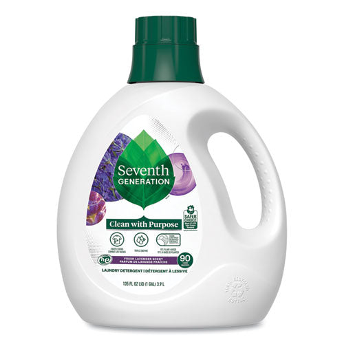 Image of Seventh Generation® Natural Liquid Laundry Detergent, Fresh Lavender Scent, 135 oz Bottle