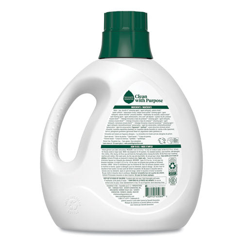 Image of Seventh Generation® Natural Liquid Laundry Detergent, Fresh Lavender Scent, 135 oz Bottle