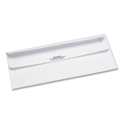Image of Quality Park Redi-Seal Security-Tint Envelope, Address Window, #10, Commercial Flap, Redi-Seal Closure, 4.13 x 9.5, White, 500/Box