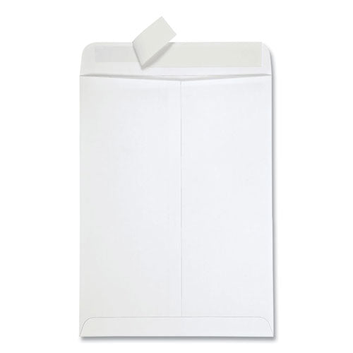 Image of Quality Park Redi-Strip Catalog Envelope, #10 1/2, Cheese Blade Flap, Redi-Strip Adhesive Closure, 9 x 12, White, 100/Box