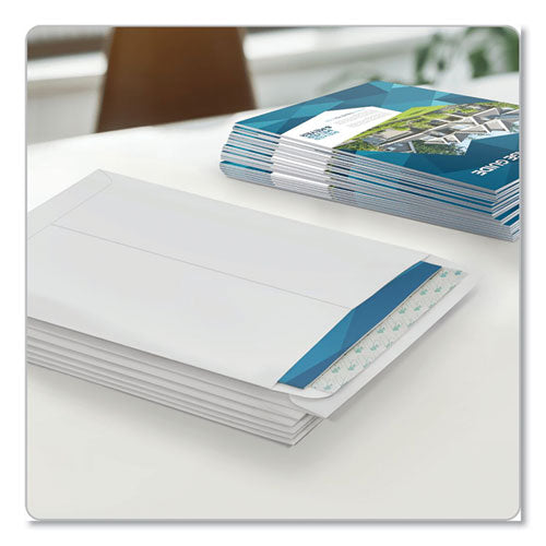 Image of Quality Park Redi-Strip Catalog Envelope, #10 1/2, Cheese Blade Flap, Redi-Strip Adhesive Closure, 9 x 12, White, 100/Box