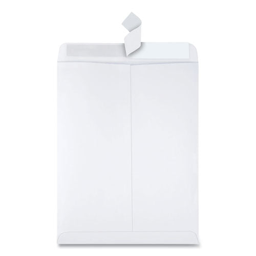 Image of Quality Park Redi-Strip Catalog Envelope, #13 1/2, Cheese Blade Flap, Redi-Strip Adhesive Closure, 10 x 13, White, 100/Box