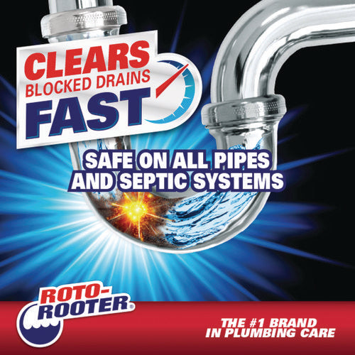 Image of ROTO-ROOTER® Gel Clog Remover, 1 gal Bottle, 4/Carton