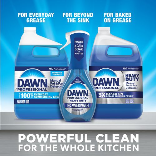 Image of Dawn® Professional Manual Pot and Pan Dish Detergent with Pump, Original Scent, (1) Pump and (2) 1 gal Bottles/Carton