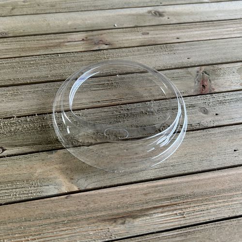 Image of Boardwalk® PET Cold Cup Lids, Fits 14 to 24 oz Cold Cups, Plastic, Clear, 1,000/Carton