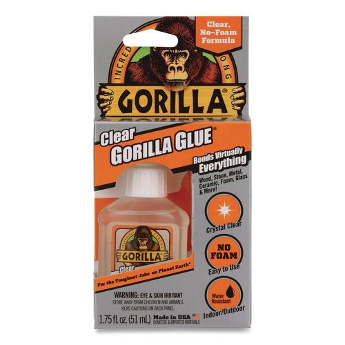Image of Gorilla® Clear Gorilla Glue, 1.75 oz Bottle