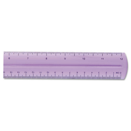Image of Westcott® 12" Jewel Colored Ruler, Standard/metric, Plastic