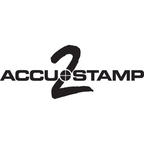 Image of ACCUSTAMP2® Pre-Inked Shutter Stamp, Red/Blue, POSTED, 1.63 x 0.5
