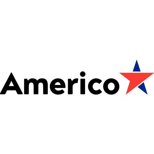 Image of Americo® Black Diamond 800 Deep Cleaning Pad, 20" Diameter, 800 Grit, Black/Gray, 2/Carton