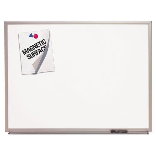 Image of 7110015680399, SKILCRAFT Magnetic Porcelain Marker Board, 53" x 77", White Surface, Anodized Aluminum Frame