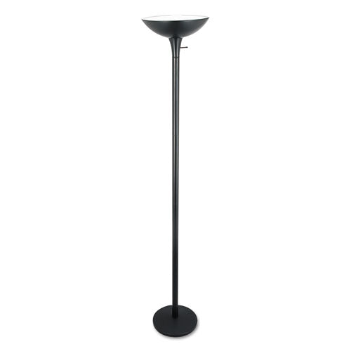 Image of Torchier Floor Lamp, 12.5w x 12.5d x 72h, Matte Black