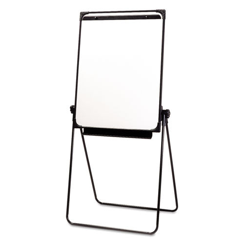 Image of 7520014244867, SKILCRAFT Easel, 26" x 35", White Surface, Black Plastic Frame
