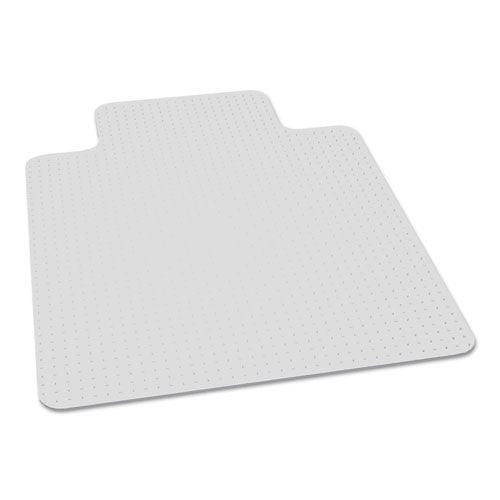 Image of 7220016568317, Skilcraft Biobased Chair Mat For High Pile Carpet, 46 X 60, 25 X 12 Lip, Clear