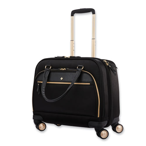 Image of Mobile Solution Mobile Office Case, Fits Devices Up to 15.6", Nylon, 16.5 x 7 x 15.5, Black