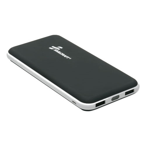 Image of 6140016728907 Skilcraft Portable Power Pack, Usb, 12,000 Mah, Black