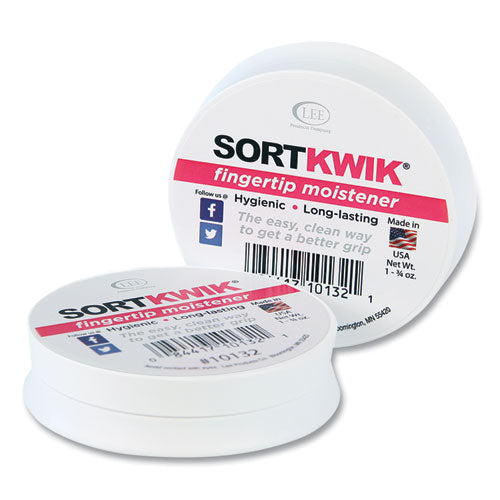 Image of Sortkwik Fingertip Moisteners, 1.75 oz, Pink, 2/Pack