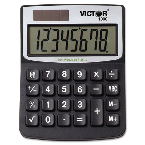 Image of Victor® 1000 Minidesk Calculator, 8-Digit LCD