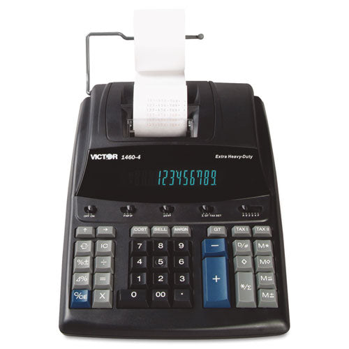Image of Victor® 1460-4 Extra Heavy-Duty Printing Calculator, Black/red Print, 4.6 Lines/sec