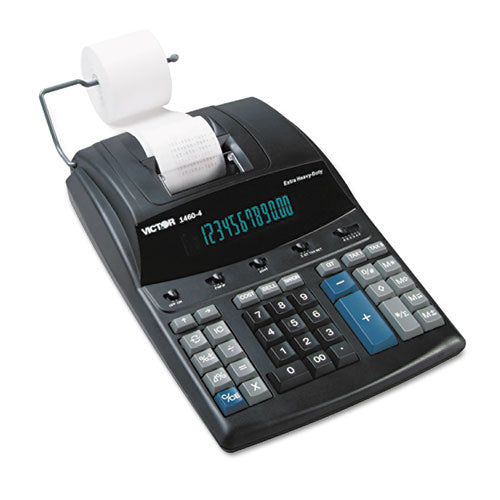 Image of Victor® 1460-4 Extra Heavy-Duty Printing Calculator, Black/red Print, 4.6 Lines/sec
