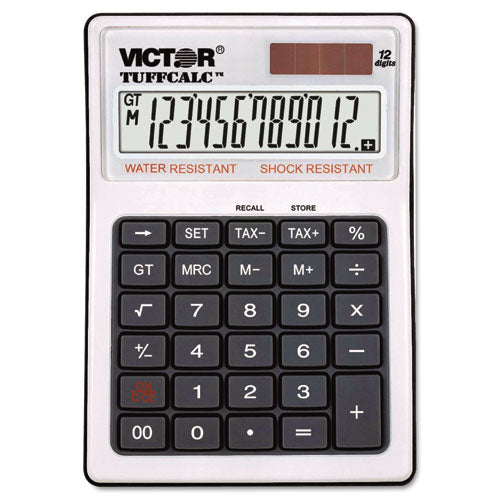 Image of Victor® Tuffcalc Desktop Calculator, 12-Digit Lcd
