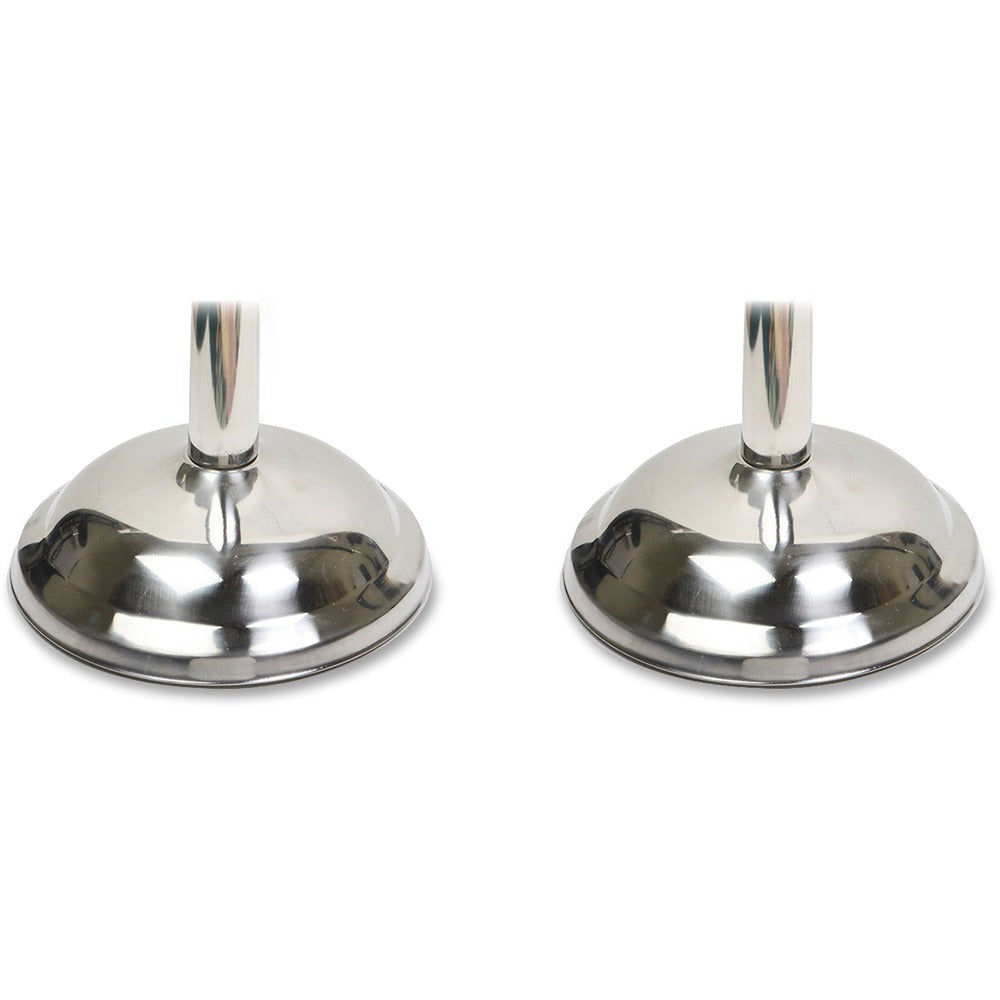 Image of Tatco Bell-Shaped Bases, 12" Diameter, 2/BX, Stainless Steel