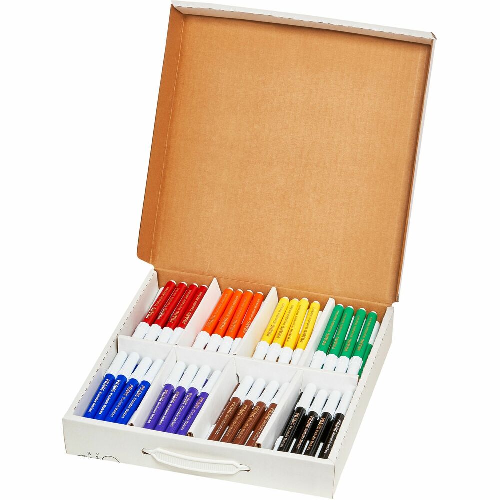 Image of Dixon Ticonderoga Company Washable Markers, Master Pack, 12/Color, 96/BX, AST