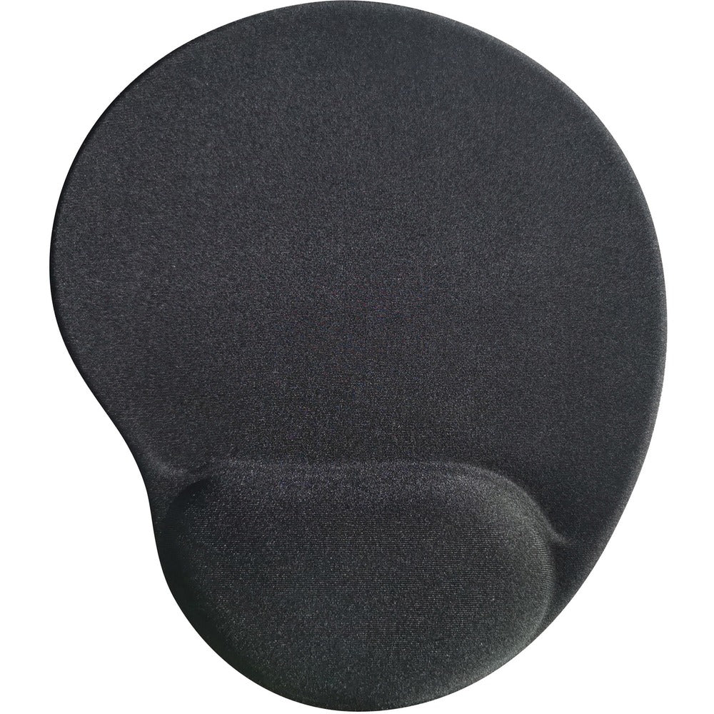 Image of Compucessory Gel Mouse Pad, Wrist Rest, 9"x10"x1", Black