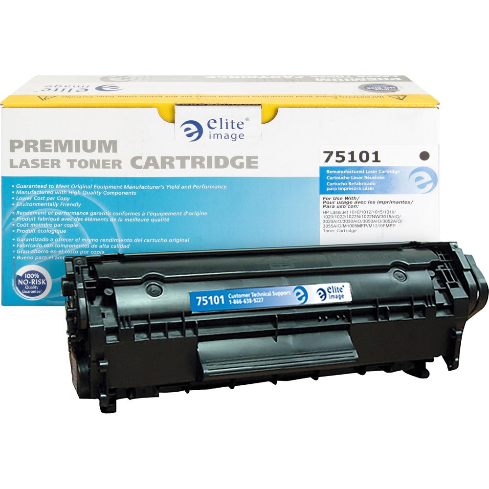 Image of Elite Image Toner Cartridge, 2000 Page Yield, Black