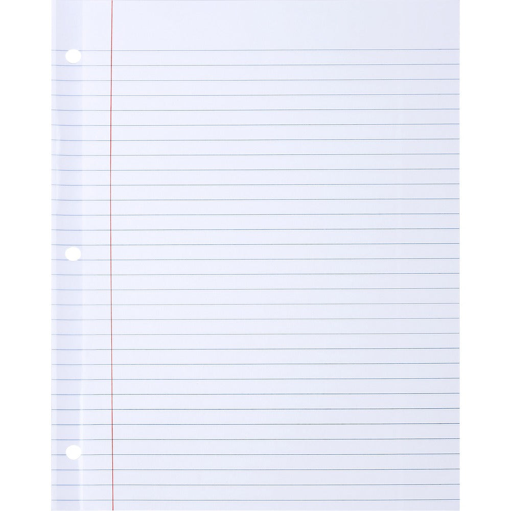 Image of Sparco Reinforced Filler Paper, Wide Rule, 11"x8-1/2", 100/PK, WE