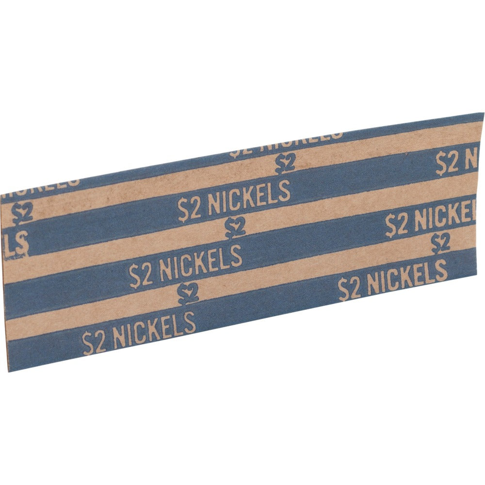 Image of Sparco Coin Wrapper, 60 lb., Nickels, 2.00, 1000/PK, Blue