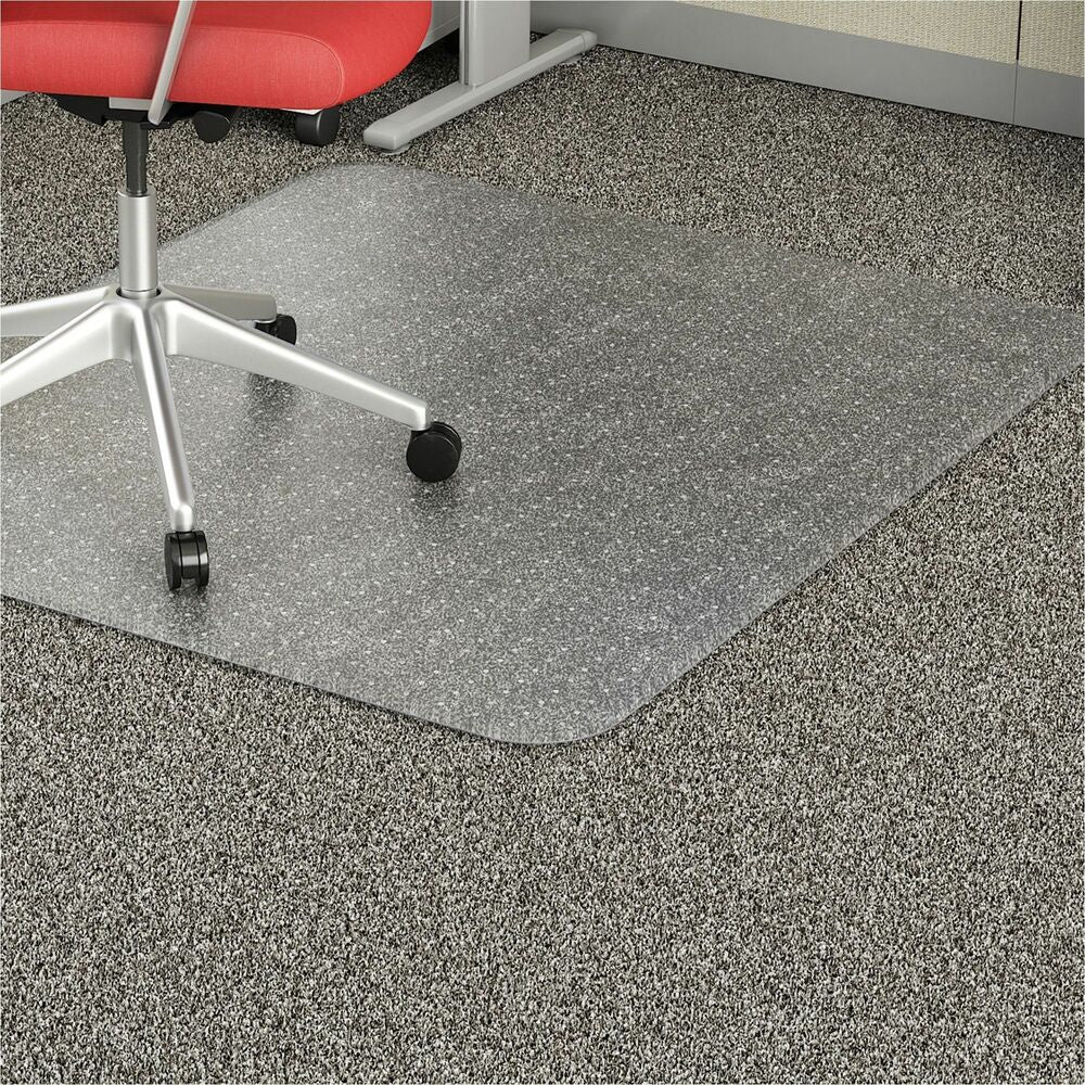 Image of Lorell Economy Chairmat, Rectangular, Low Pile, 46"x60", Clear