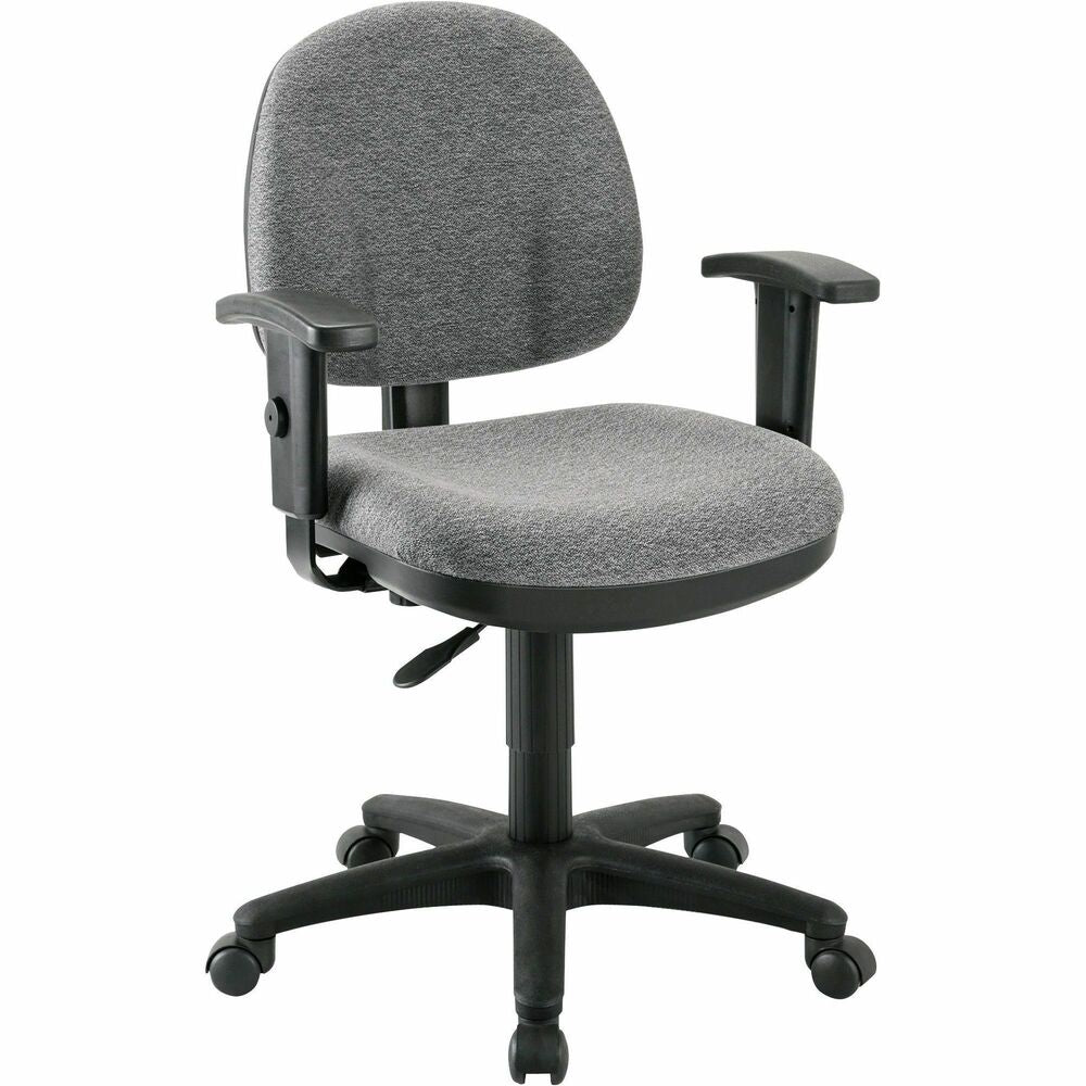 Image of Lorell Task Chair, Adjustable, 24"x24"x33"-38", Gray
