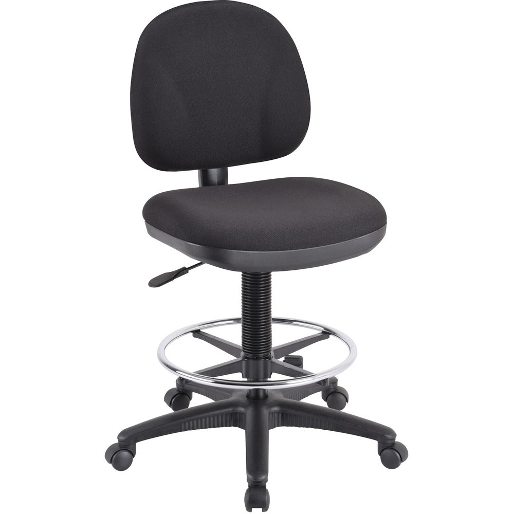 Image of Lorell Adjustable Multi Task Stool,24"x24"x40-1/2"x50-1/2",Black
