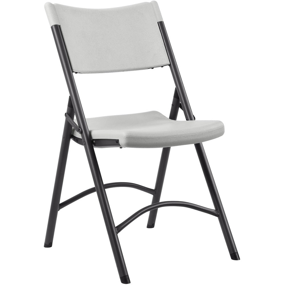 Image of Lorell Folding Chairs,18-1/2"x21-7/8"x33-1/8", 4/CT, Gray