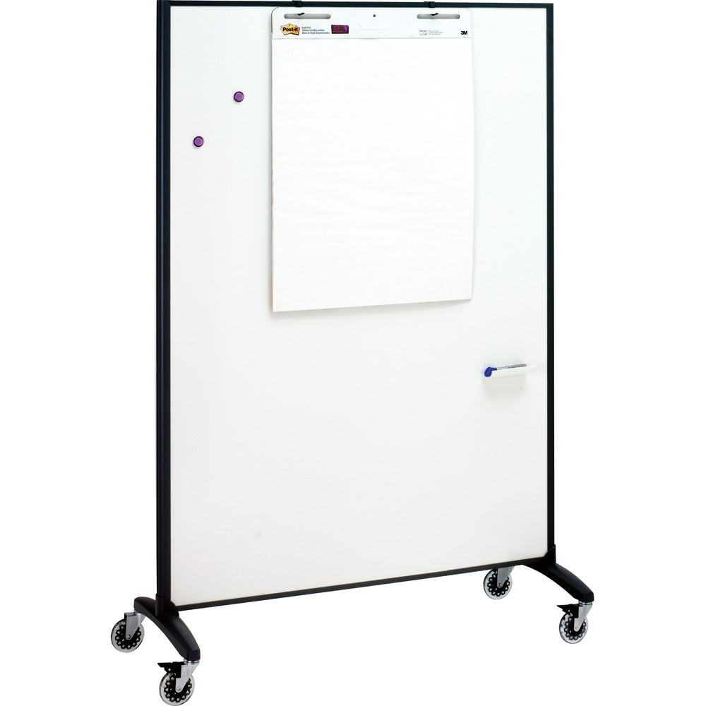 Image of Quartet Multi Rm Divider/Magnetic Brd, 2-Sided, 4'x6', GPHT Frame