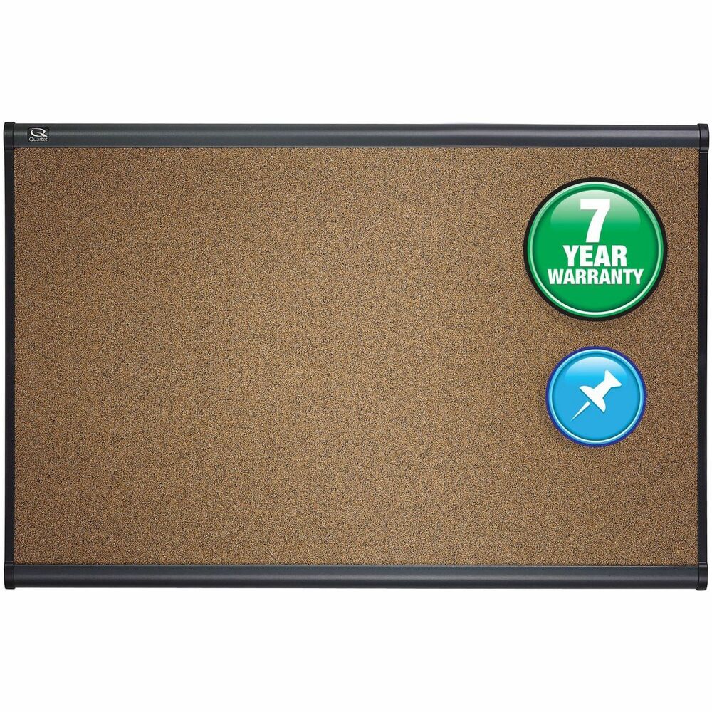 Image of Quartet Bulletin Board, 6'x4', Light Cherry Frame