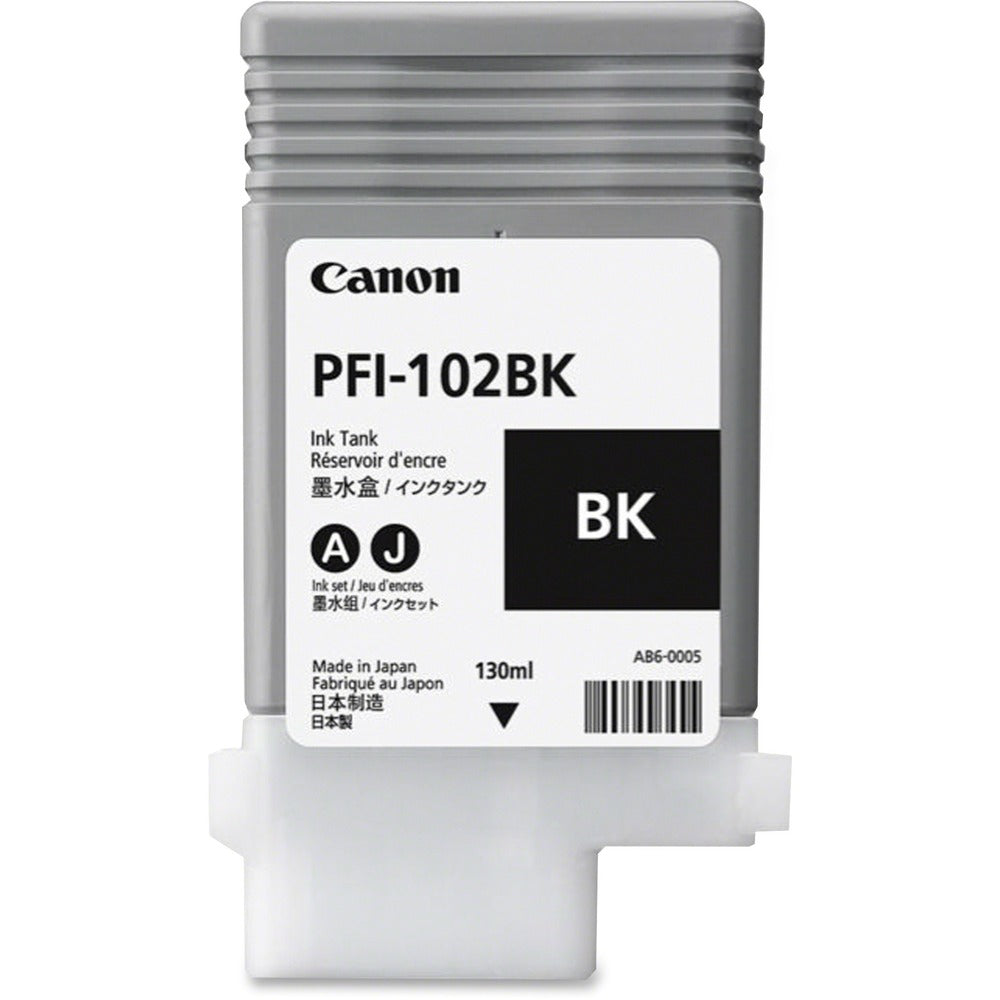Image of Canon Ink Cartridge, f/ iPF510/600/710 Series, 130ml, Black