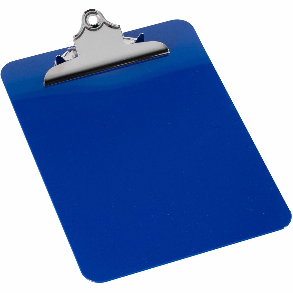 Image of Nature Saver Clipboard, Plastic, Recycled, 1" Cap, 9"x12", Blue