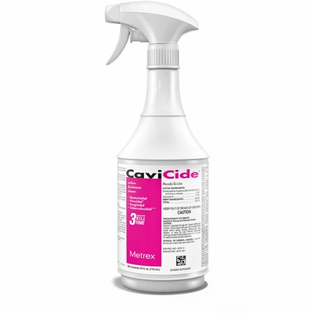 Image of Metrex Disinfectant/Cleaner, Spray, CaviCide, 24oz Bottle, WE