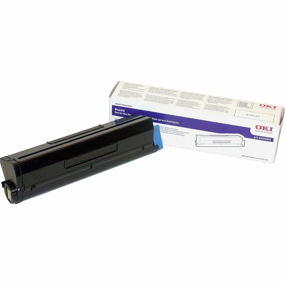 Image of OKI High Yield Toner Cartridge, 7000 Page Yield, Black