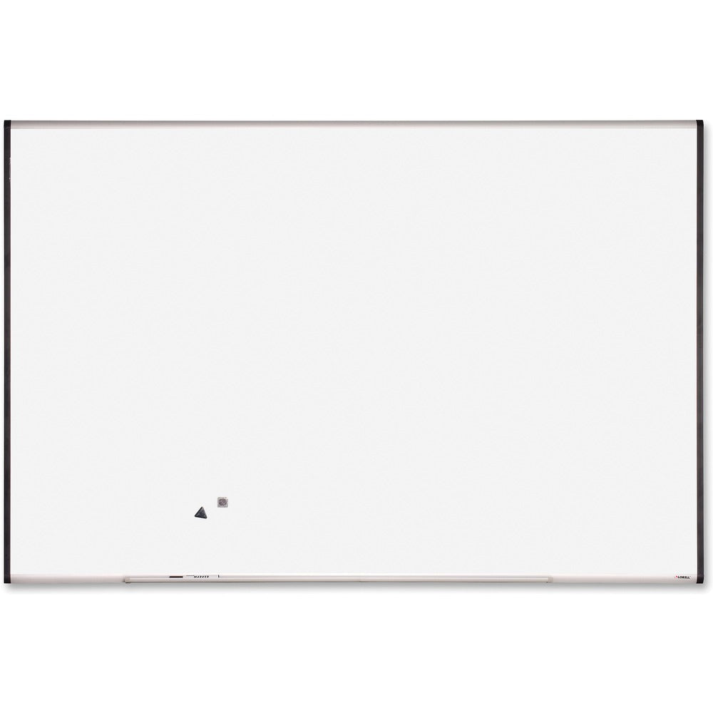 Image of Lorell Dry-erase Board, Magnetic, 6'x4', Silver/Ebony