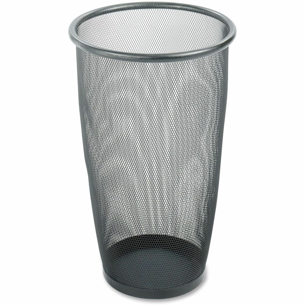 Image of Safco Steel Mesh Wastebasket, 9 Gallon, 13-1/2"x19-1/2", Black