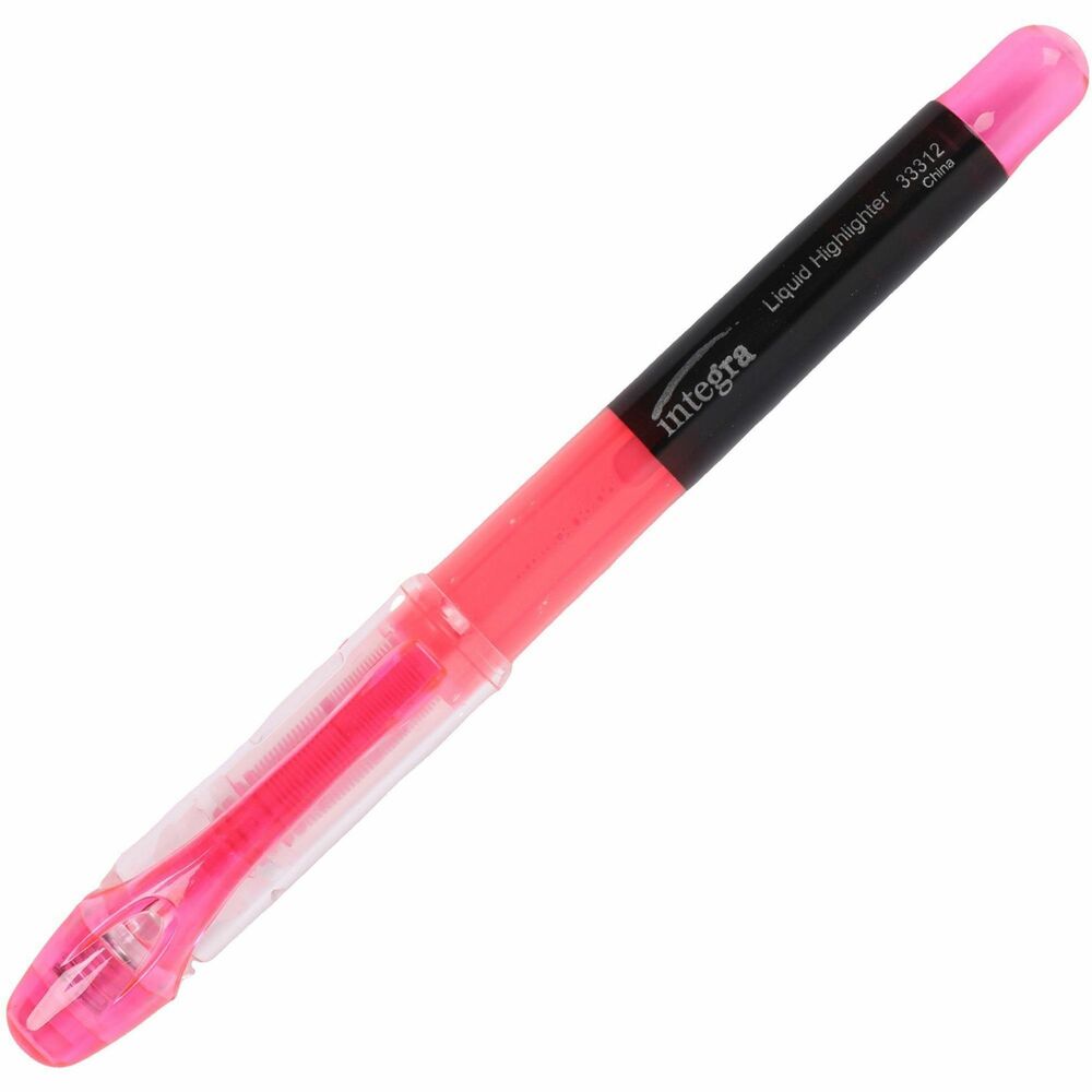 Image of Integra Liquid Ink Highlighter,Chisel Tip, 1 DZ, Fluorescent PK