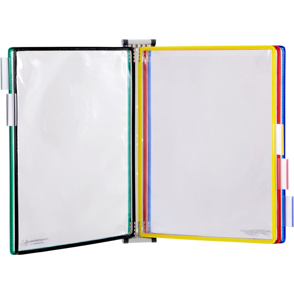 Image of Tarifold, Inc. 5-Pocket Wall Unit Starter Set, 14"x2"x11", Ast